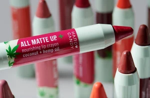 Hard Candy ALL MATTE UP Nourishing Lip Crayon ~  FREE Coconut Hemp Oil PRIMER - Picture 1 of 18