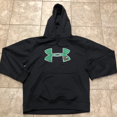 UND North Dakota Fighting Sioux Under Armour Embroidered Hoodie Mens Medium READ Cover