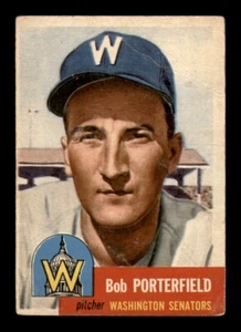 1953 Topps Set Break #108 Bob Porterfield GD *OBGcards* - Imagen 1 de 2