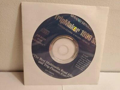Rand McNally TripMaker 1996 SE P/n 75N9379 CD-Rom for Windows - Image 1 of 2