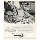 1951 Douglas Dc6a: Evac By Air Vintage Print Ad