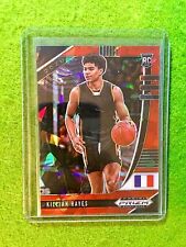KILLIAN HAYES RED ICE PRIZM ROOKIE CARD JERSEY #3 FRANCE RC DETROIT PISTONS 2020