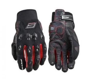 447885E GUANTI FIVE STUNT NERO/ROSSO MISURA XL - Foto 1 di 5