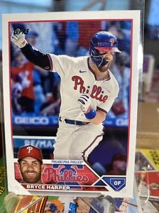 2023 Topps Series 1 BRYCE HARPER Super Box Exclusive Companion Card SP Phillies - Picture 1 of 3