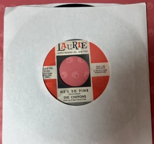 The Chiffons HE'S SO FINE/OH MY LOVER (45 POP) #3152 PLAYS VG+ - Picture 1 of 5
