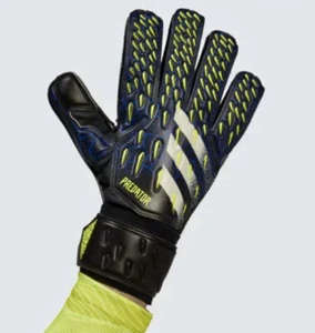 ADIDAS Predator GL Match Black Royal Blue Yello Goalkeeper Gloves Mens Womens 11 - Picture 1 of 8