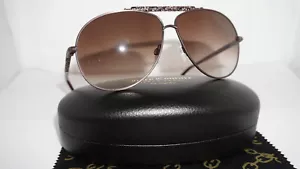 Juicy Couture Sunglasses New Aviator Copper Brown Clematis 664S 50F 64 10 130 - Picture 1 of 9