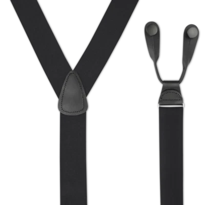 Men's Suspenders: Y 1-1/2" Wide Button-On, Various Colors, USA Made - Image 1 of 4