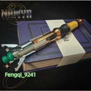 IN US! Props Replica Doctor Who 11th Metal Sonic Screwdriver LED Colorful Light - Picture 1 of 16