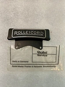 Rollei Rolleicord Genuine / Original Parts, Name Plate, SOLD AS SHOWS - Picture 1 of 2