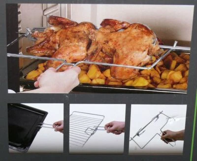 West Craft WMO 30L CR Grill Heißluft Backofen Drehspieß 30L 250°C 60Min 2000Watt - Bild 1 von 4