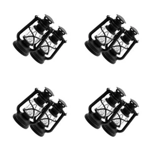 8 Pezzi Lanterne in Miniatura per Casa delle Bambole, Lampada LED per Casa delle Bambole, Lanterna per Uragano, - Foto 1 di 12