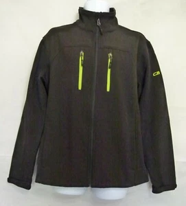 CB Sports Men’s Black Full Zip Jacket Fleece Lined High Collar Size L - Picture 1 of 8