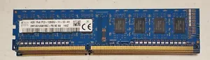 SKHYNIX 4GB 1RX8 PC3-12800U-11-13-A1 HMT451U6BFR8C-PB - Picture 1 of 1