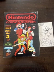 Nintendo Comics System Nr. 1 - Super Mario Bros Zelda W Mario Mailer Karte!! - Bild 1 von 17