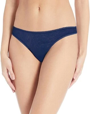 Tanga OnGossamer 187779 para mujer de malla tiro bajo azul crepúsculo talla pequeña/mediana Foto 1 de 2