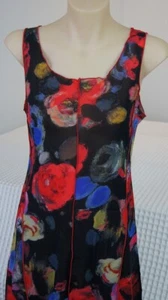 Floral party tunic. Size 10 - Picture 1 of 3