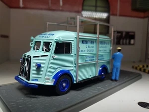 1:43 Model Citroen Type H Model Van Glass Delivery Diecast IXO Atlas With Figure - Picture 1 of 5