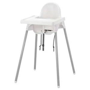 IKEA Antilop Hochstuhl mit Tablett weiß - einfach zu zerlegen und mitzunehmen. - Bild 1 von 5
