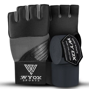 WYOX Gel Boxing Inner Gloves with Hand Wraps 180" for Men & Women Kickboxing MMA - Picture 1 of 70