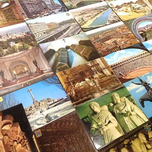 SPAIN - VINTAGE POSTCARD LOT (45pc) + Maps Pamphlets Advertisements Ephemera - Picture 1 of 24
