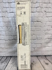 Architectural Mailboxes 4x4 In Ground Anchor Kit APK000AM Pine Wood - Picture 1 of 5