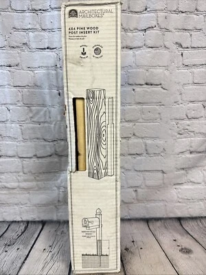 Architectural Mailboxes 4x4 In Ground Anchor Kit APK000AM Pine Wood - Image 1 of 4