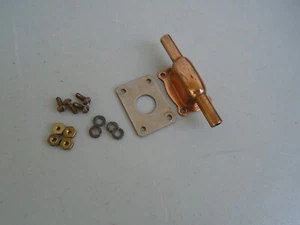 (1) VINTAGE 1920's LEEDY 4-HOLE SNARE DRUM LUG NOBBY GOLD BROADWAY ELITE-VG! - Picture 1 of 3