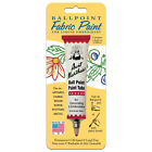 Brick Red Aunt Martha's Ballpoint Embroidery Fabric Paint Tube Pens 1 oz