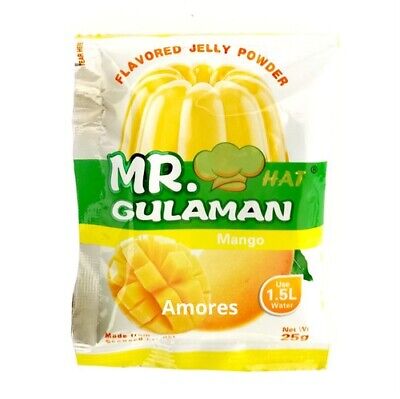 Mr Gulaman Mango Gelatin Powder 3 Pcs Free P&P 25g X 3 • 8.64€