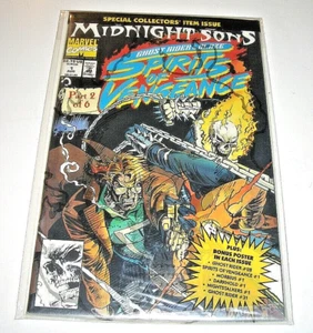 MARVEL SPIRITS OF VENGEANCE COMIC #1 POLY-BAGGED MIDNIGHT SONS GHOST RIDER - Picture 1 of 2