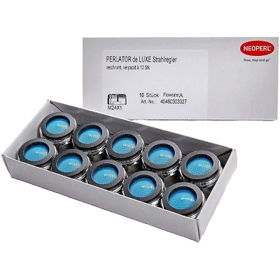 10er Pack NEOPERL DL Perlator OVP Mischdüse Strahlregler Luftsprudler M24x1AG