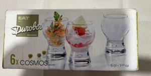 Set of 6 sundae glasses - 5cl  6 x cosmos. Boxed - Picture 1 of 10