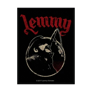 MOTORHEAD LEMMY MICROPHONE WOVEN SEW ON PATCH OFFICIALLY LICENSED PATCH - Picture 1 of 6