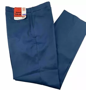 Hard Yakka 02591 Mens Blue Permanent Press Scotchguard Polyester Pants Sz 94L - Bild 1 von 15
