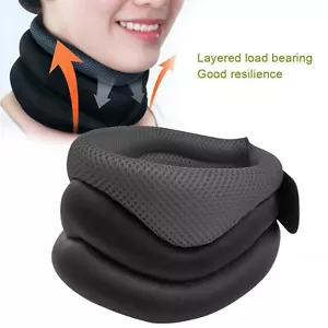 Neck Support Cervical Collar Traction Device Pain Relief Therapy Brace Stretcher - Picture 1 of 8