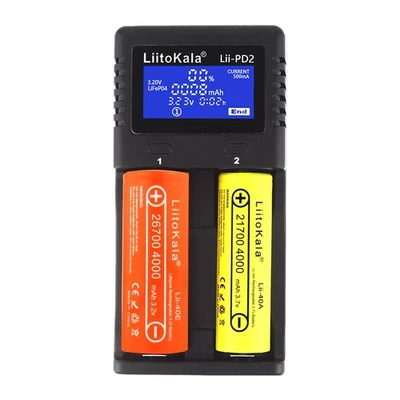 LIITOKALA LII-PD2 Smart Battery Charger For Lithium Battery 26650 LBHS - Image 1 of 4
