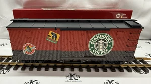 LGB 49670 Starbucks Coffee Single Door Box Car Spur G - Bild 1 von 8