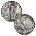 USA 90 SILVER WALKING LIBERTY HALF DOLLAR 1916 1947 COIN RANDOM DATE AVERAGE USA 90 SILVER WALKING LIBERTY HALF DOLLAR 1916 1947 COIN RANDOM DATE AVERAGE