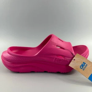 Sandalias cómodas Hoka Ora Recovery Slide 3 para mujer talla 6 rosa 1135061PYPY NUEVAS - Imagen 1 de 6