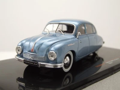 Tatra T600 Tatraplan 1950 Blu Metallizzato Modellino 1:43 Ixo Models - Immagine 1 di 4