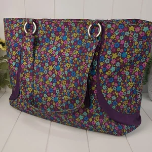 Ditsy Floral Reise Organizer leichte Tragetasche lila Blumen von High Sierra - Bild 1 von 10