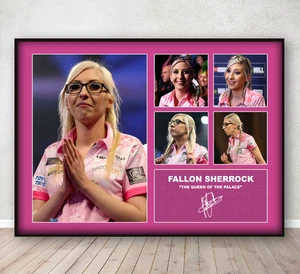 Fallon Sherrock Darts Signed Autograph Memorabilia Poster Print Gift A4 - Picture 1 of 3