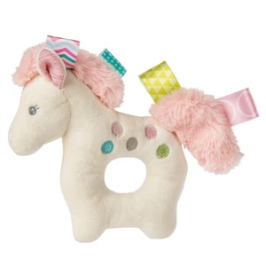 Taggies Embroidered Soft Ring Rattle, Painted Pony, 6-Inches - Picture 1 of 3