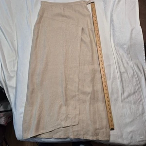 LAFAYETTE 148 100 % LEINEN LANGER SCHLUPFROCK HERGESTELLT IN DEN USA GRÖSSE 4 NATUR BEIGE - Bild 1 von 16