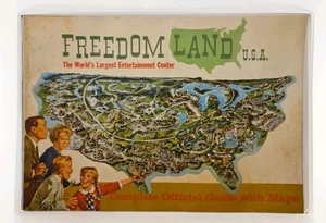 Vintage 1960 Freedom Land USA Official Guide With Maps Amusement Park Souvenir - Picture 1 of 21