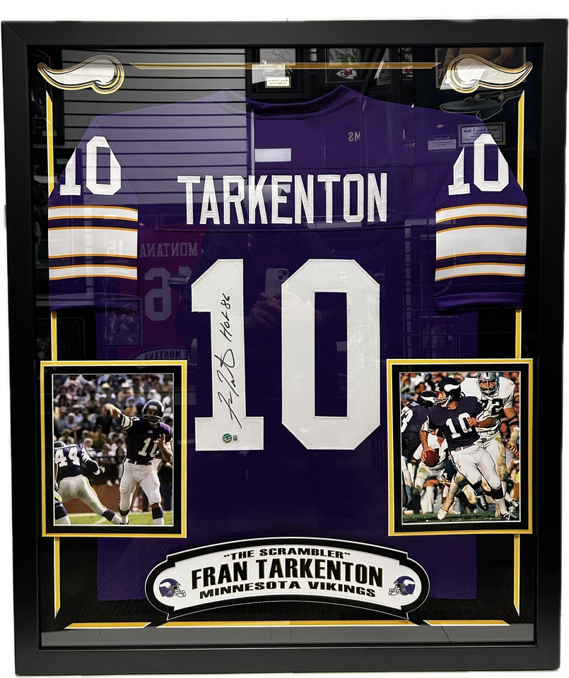 Fran Tarkenton Signed Jersey (FSJ) - Image 1 of 1