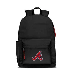 Atlanta Braves Campus Backpack-Black - Picture 1 of 3