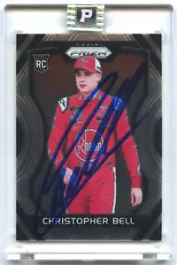 Christopher Bell Signed 2018 Panini Prizm #39 RC (PA Encapsulated) - Hand-Signed - Picture 1 of 2