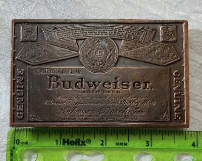 Vintage Belt Buckle Budweiser Beer - Hong Kong  - Image 1 of 2